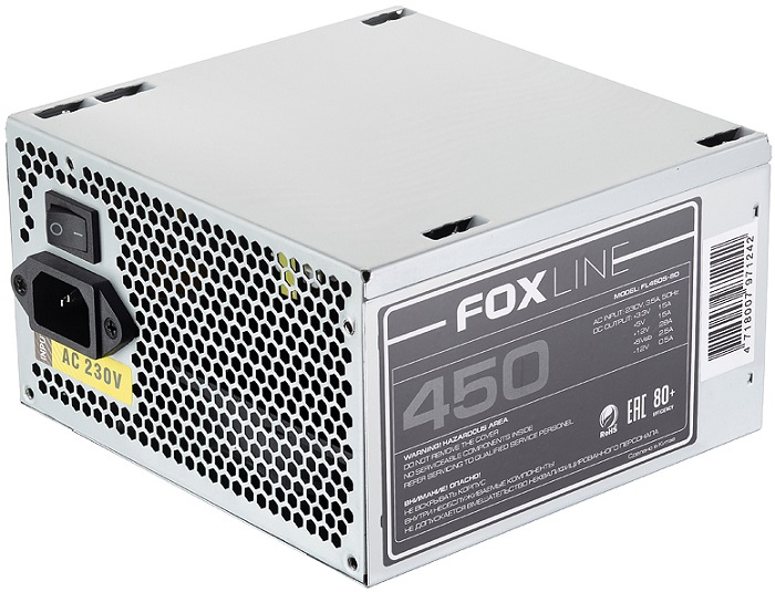 Блок питания 450 Вт Foxline FL450S-80