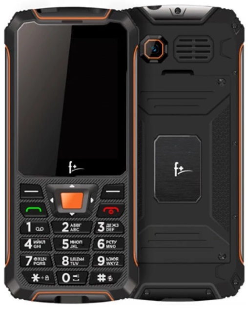 Мобильный телефон Fly F+ R280 Black-Orange - Миниатюра 1