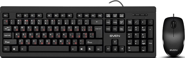 Комплект клавиатура + мышь Sven KB-S320C - Миниатюра 1