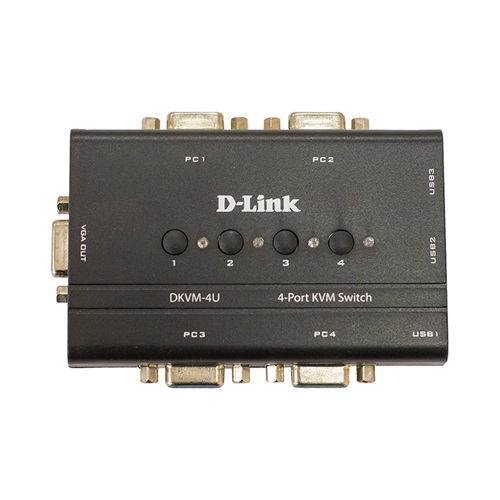 KVM-переключатель D-Link DKVM-4U/C2A