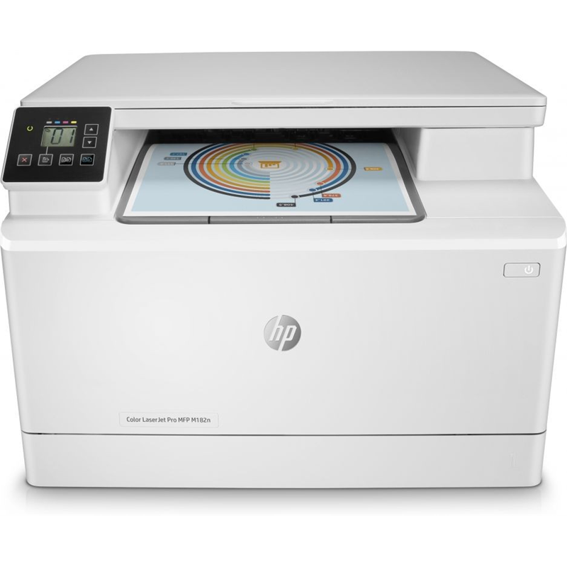 Лазерное МФУ HP Color LaserJet Pro MFP M182n 7KW54A - Миниатюра 1