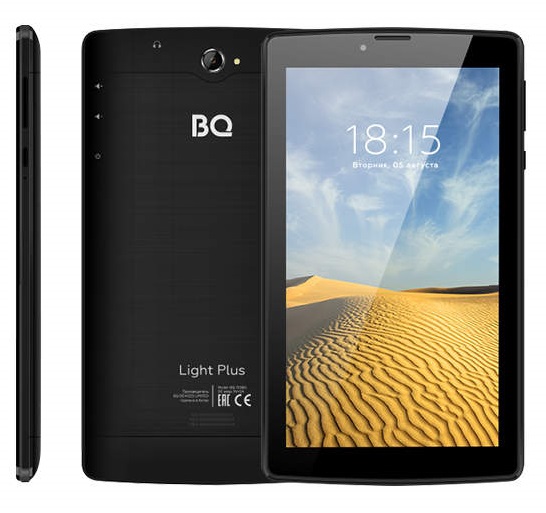 Планшет 7" BQ Light Plus 2/16Гб Black
