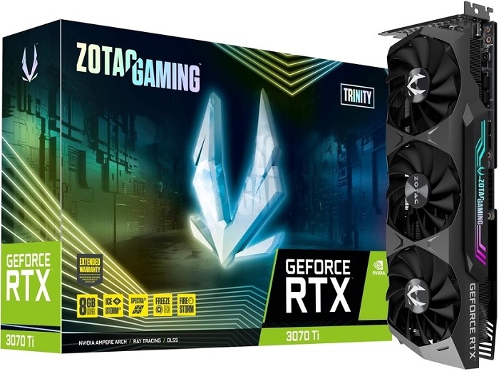 Видеокарта nVidia RTX 3070Ti Zotac RTX 3070 Ti Trinity - Миниатюра 1
