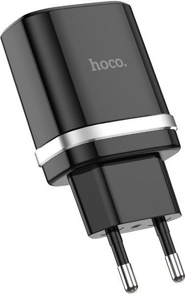 Зарядное устройство USB сетевое hoco C12Q Smart - Миниатюра 1