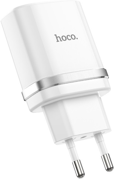 Зарядное устройство USB сетевое hoco C12Q Smart - Миниатюра 1