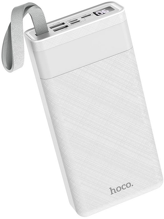 Портативный аккумулятор 30 000 мАч hoco J73 White - Миниатюра 1
