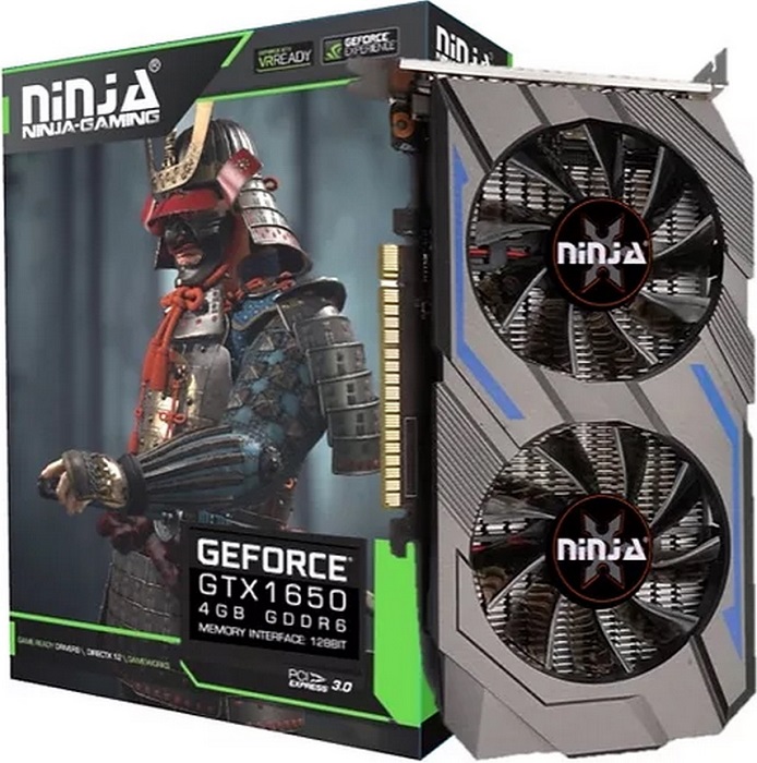 Видеокарта nVidia GTX 1650 Sinotex Ninja - Миниатюра 1