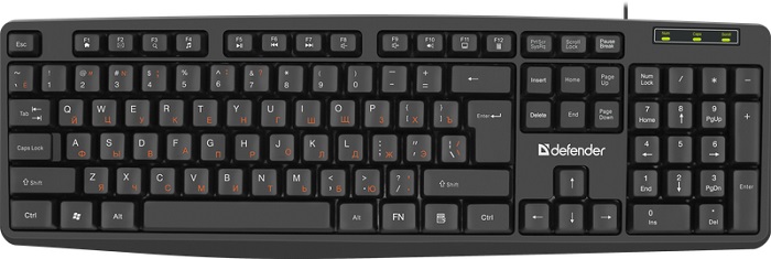 Клавиатура Defender Concept HB-164 RU - Миниатюра 1