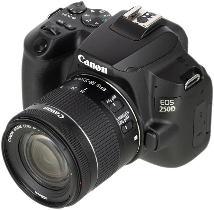 Фотоаппарат Canon EOS 250D Kit 18-55mm - Миниатюра 1