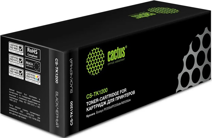 Картридж лазерный Cactus CS-TK1200 - Миниатюра 1