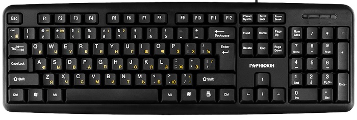 Клавиатура Гарнизон GK-100L - Миниатюра 1