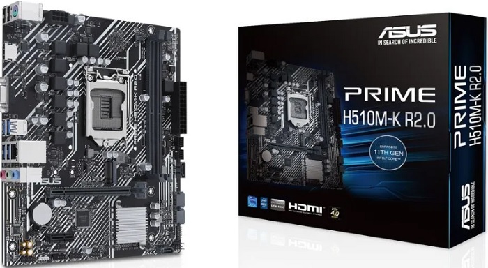Материнская плата intel H470 Asus PRIME H510M-K R2.0