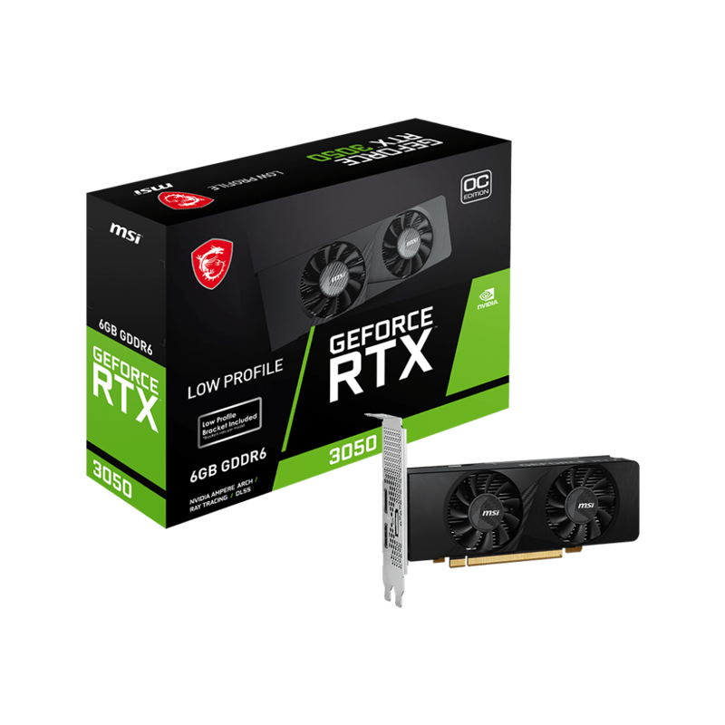 Видеокарта MSI GeForce RTX 3050 LP