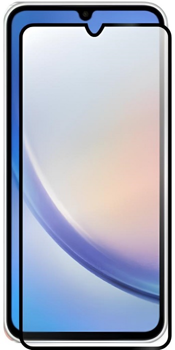 Защитное стекло для смартфона Samsung Galaxy A34 Red Line - Миниатюра 2