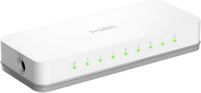 Коммутатор D-Link DES-1008C/B1A - Миниатюра 1