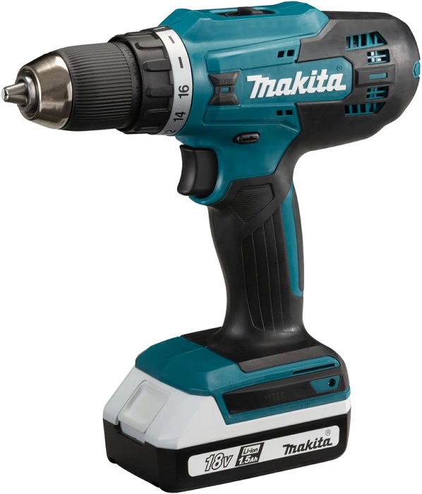 Дрель-шуруповерт аккумуляторная Makita DF488DWE