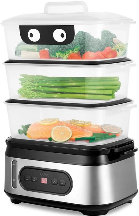 Пароварка KitFort KT-4082 - Миниатюра 1