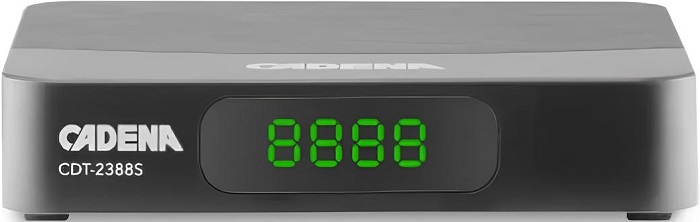Цифровой ресивер DVB-T2 Cadena CDT-2388S - Миниатюра 1