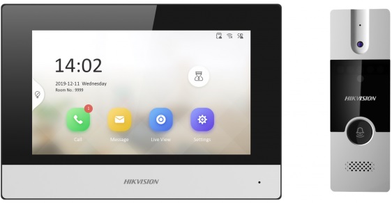 Видеодомофон Hikvision DS-KIS302-P - Миниатюра 1