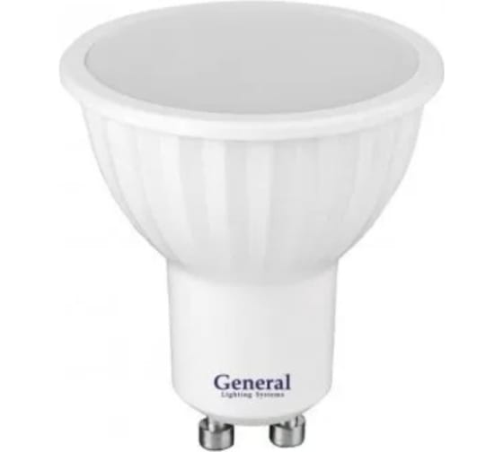 Лампа светодиодная GU10 General GLDEN-MR16-B-12-230-GU10-4000