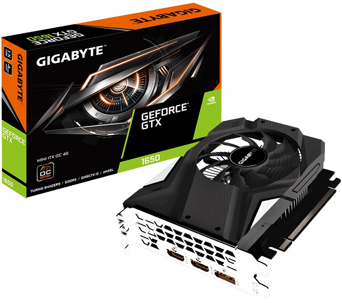 Видеокарта nVidia GTX 1650 Gigabyte GV-N1650IXOC-4GD