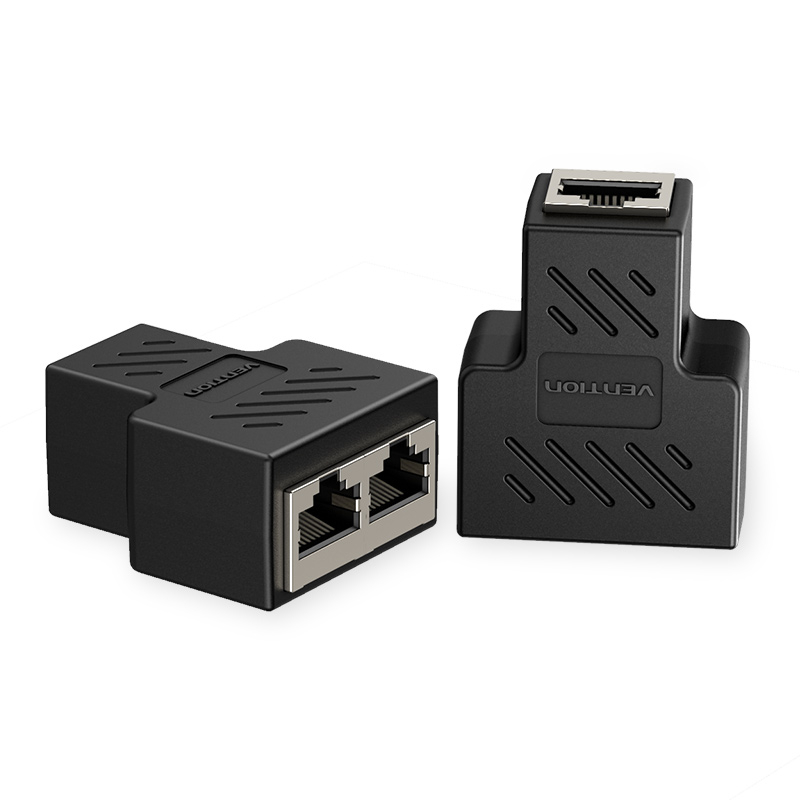 Сплиттер Vention RJ45 F / 2хRJ45 F 8p8c Сплиттер Vention RJ45 F