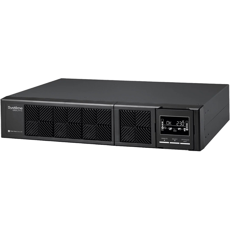 ИБП Systeme Electric Smart-Save Online SRV 2000 ВА, конвертируемый форм-фактор 2U, 230 В, 6 розеток IEC C13, SmartSlot, LCD, USB HID Systeme Electric - Миниатюра 1