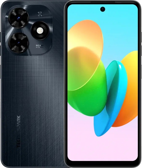 Смартфон Tecno Spark 20c 8/128Gb Gravity Black