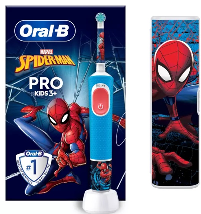 Электрическая зубная щетка Braun Oral-B Vitality D103 Spiderman