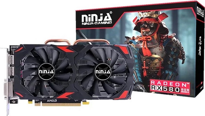 Видеокарта AMD Radeon RX 580 Sinotex Ninja Gaming