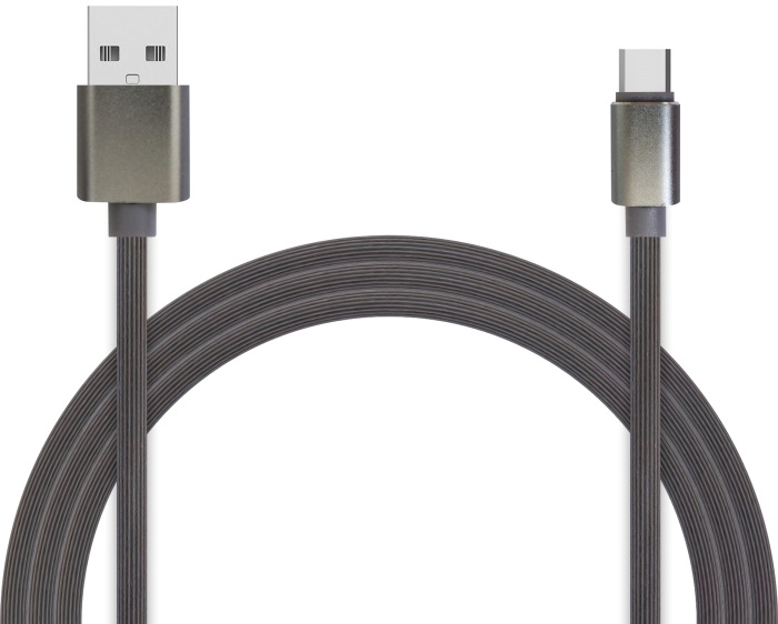 Кабель AM/Type-C USB 2.0 Jet.A JA-DC36 Grey
