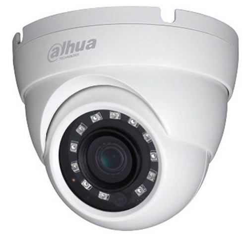 AHD камера уличная купольная Dahua DH-HAC-HDW1200SLP-0280B