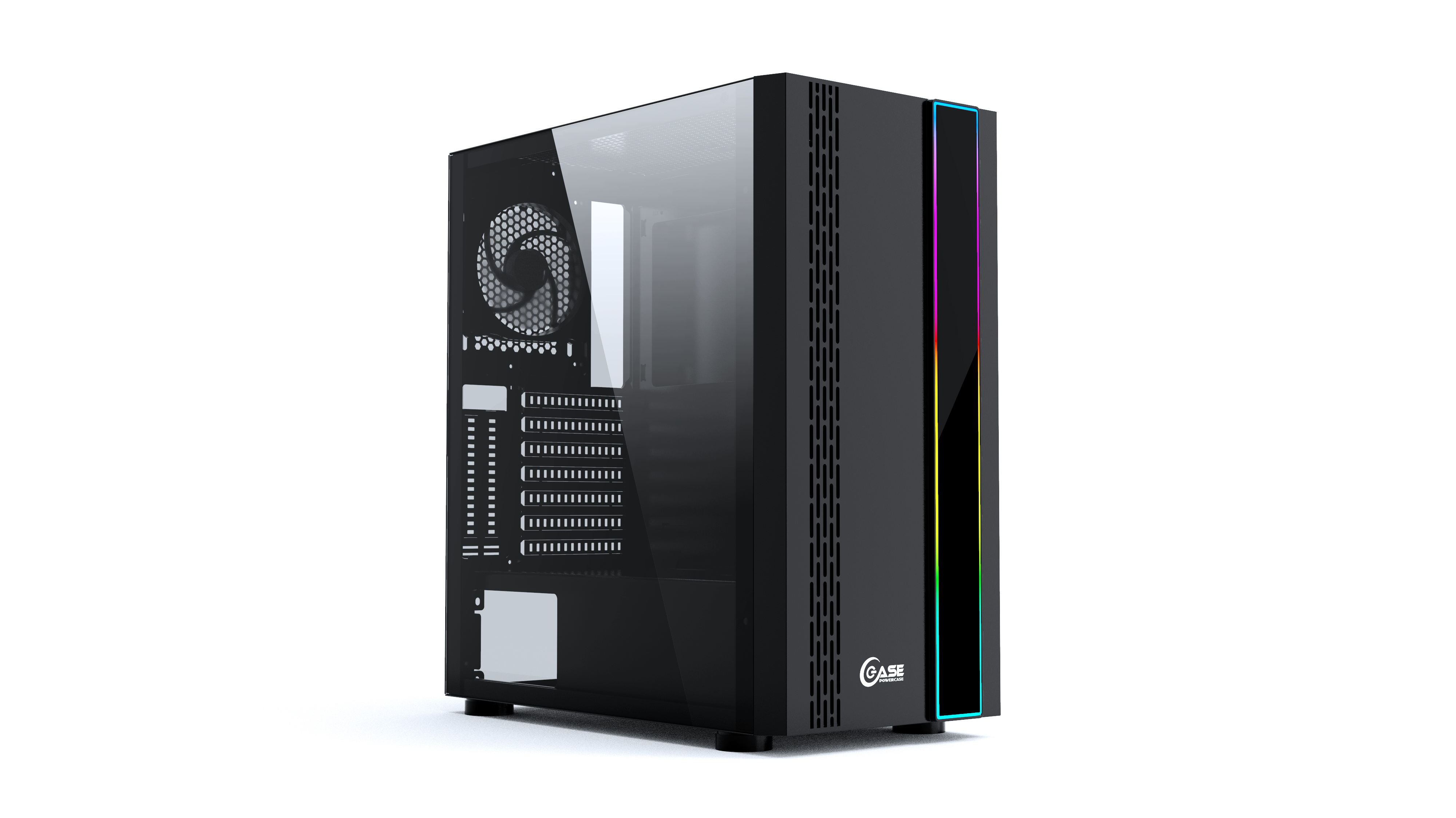 Корпус Powercase Maestro H3 Black ARGB