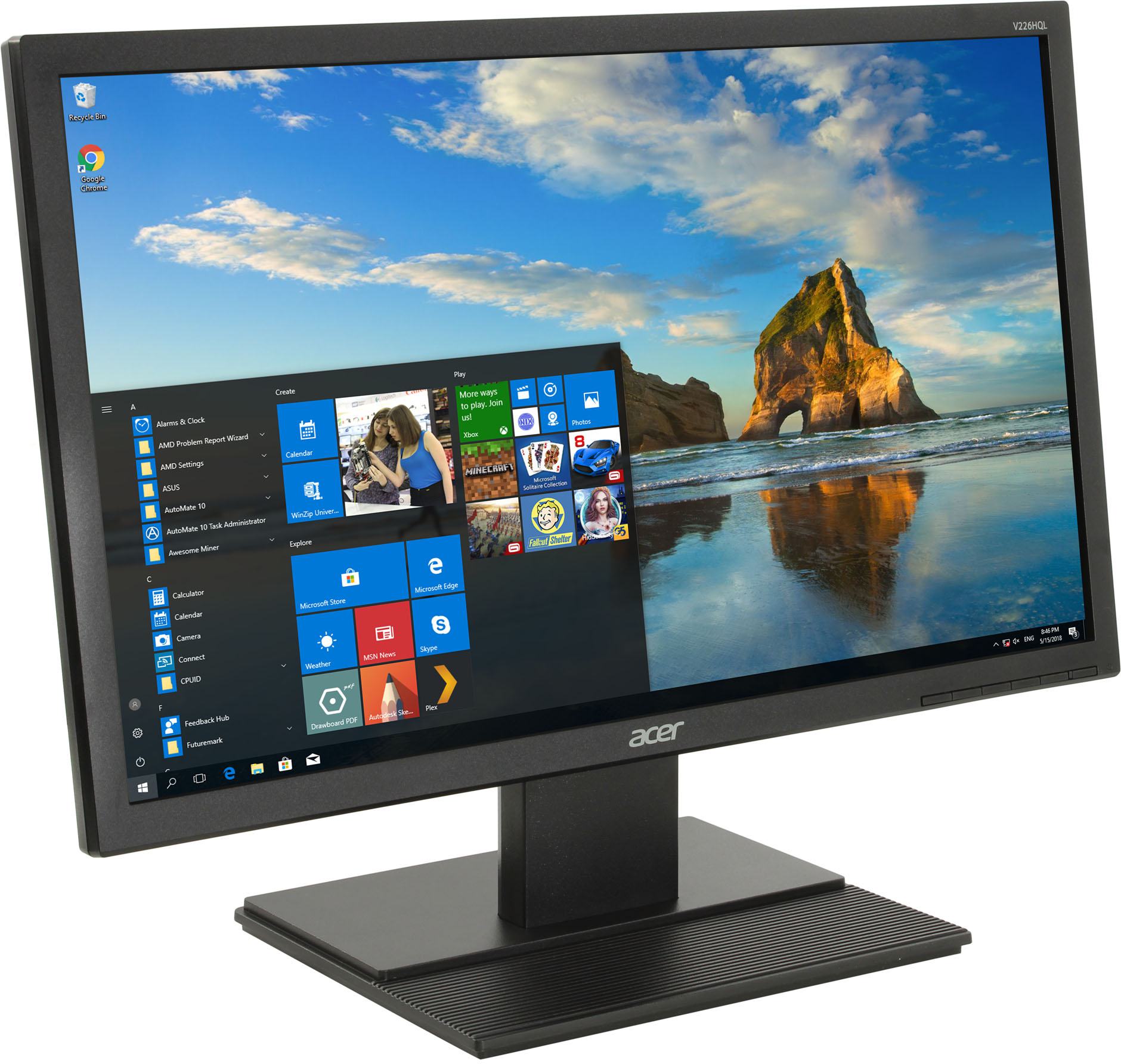 Монитор 22" Acer V226HQLBbi