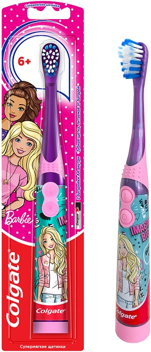 Электрическая зубная щетка Colgate Sonic "Barbie"