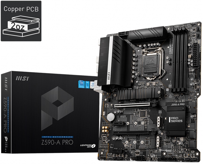 Материнская плата intel Z590 MSI Z590-A PRO