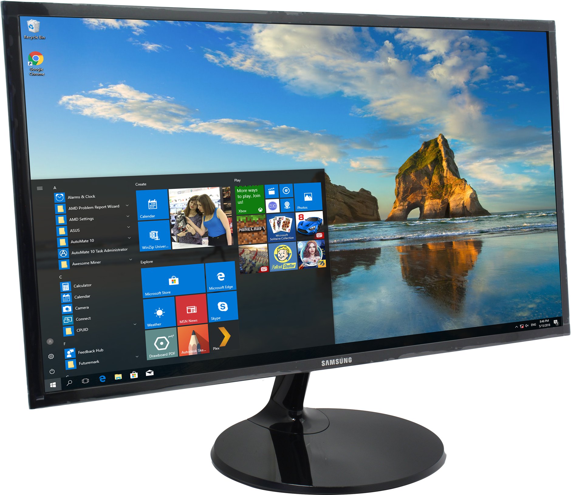 Монитор 27" Samsung S27F354FHI