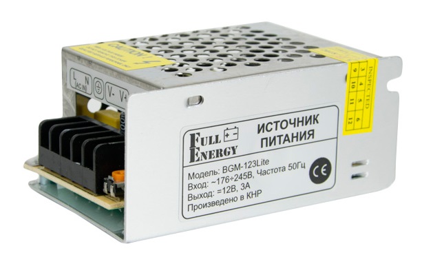 Источник стабилизированного питания Full Energy BGM-123Lite - Миниатюра 1