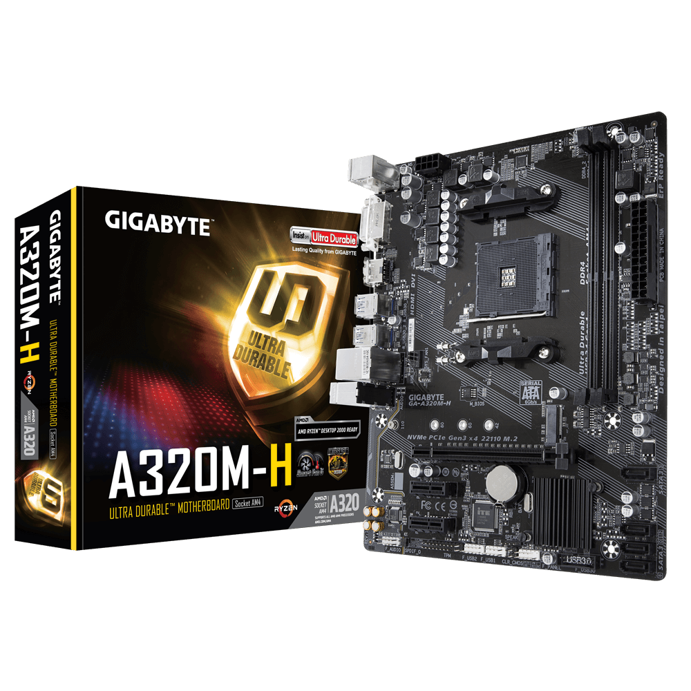 Материнская плата AMD A320 Gigabyte GA-A320M-H 1.2