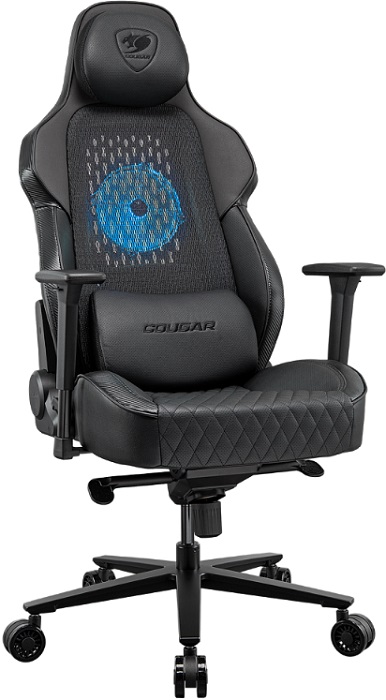 Кресло для геймеров Cougar NxSys Aero Black - Миниатюра 1