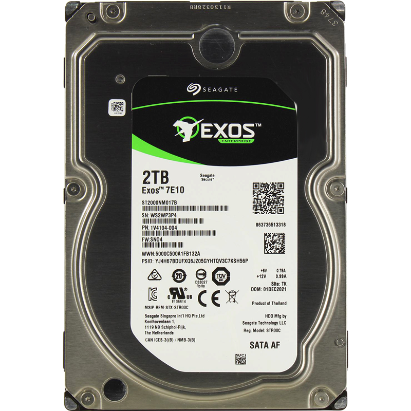 Жесткий диск Seagate Exos 7E10 2Tb - Миниатюра 1