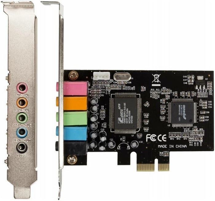 Звуковая карта PCI-E C-Media 8738