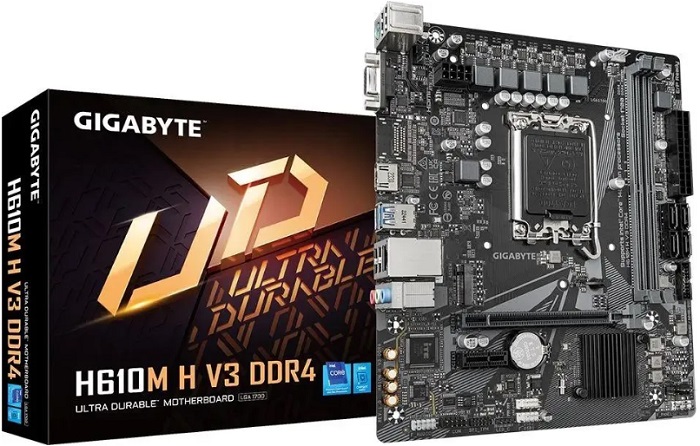 Материнская плата intel H610 Gigabyte H610M H V3 DDR4