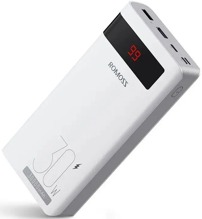 Портативный аккумулятор 30 000 мАч Romoss Sense 8PS Pro - Миниатюра 1
