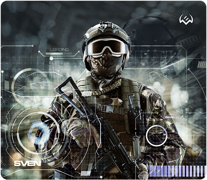 Коврик для мыши Sven MP-G01S Soldier - Миниатюра 1