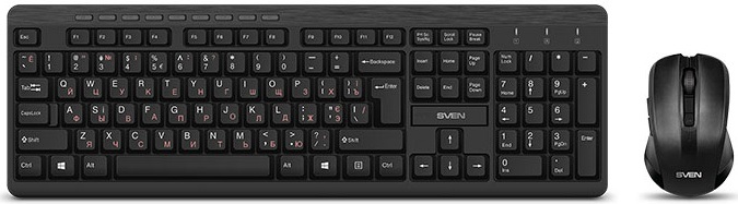 Комплект клавиатура + мышь Sven KB-C3400W - Миниатюра 1