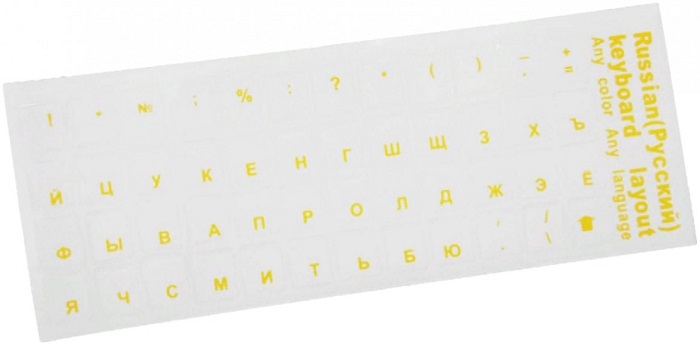 Наклейки на клавиатуру Delta Ж - Миниатюра 1