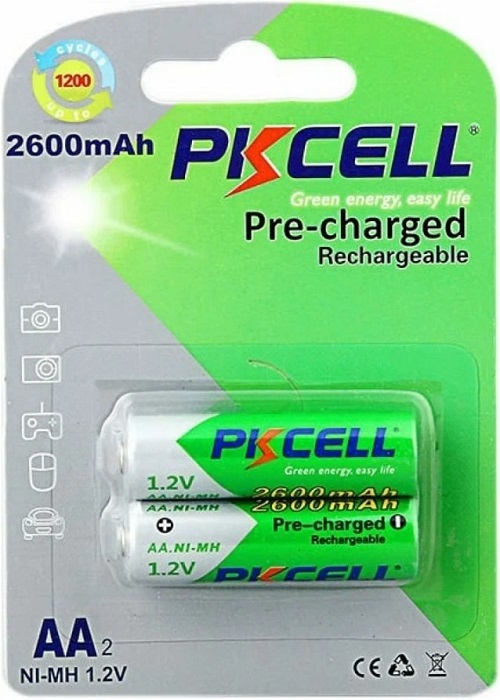 Аккумулятор AA 2600mAh PKCELL - Миниатюра 1