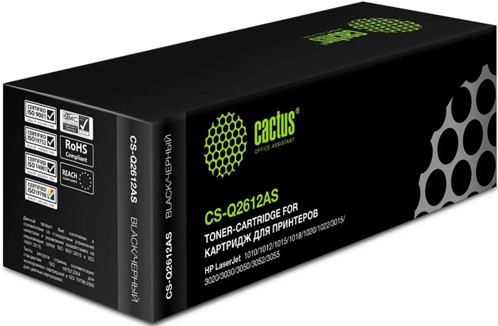 Картридж лазерный Cactus CS-Q2612AS - Миниатюра 1