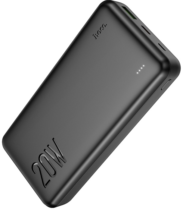 Портативный аккумулятор 20 000 мАч hoco J87A Black - Миниатюра 1